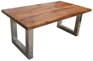 Wood And Iron Coffee Table
