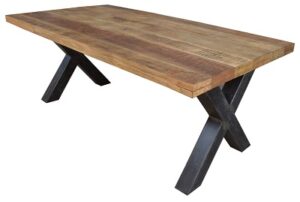 X Leg Dining Table