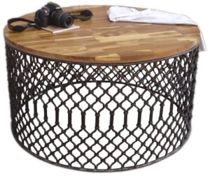 Round Jali Coffee Table
